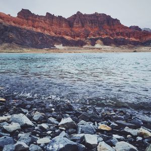 Rock formations on rocks