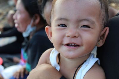 Beautiful smile of cute-little girl