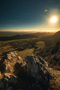 Scenic view of landscape against sky