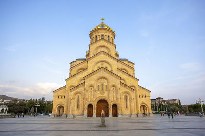 Low angle view of cathedral against sky