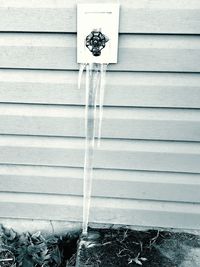 Close up of signboard