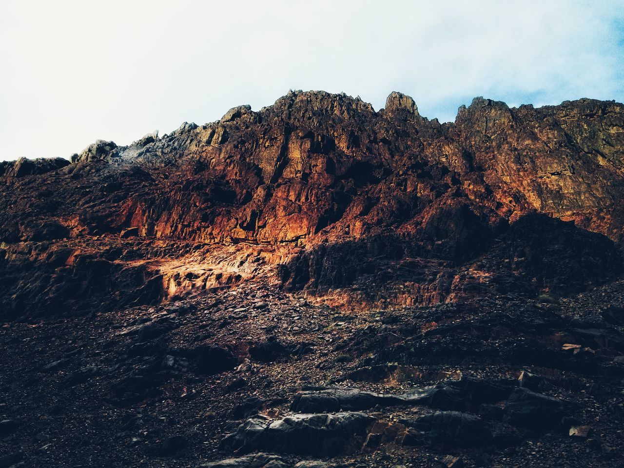 nature, rock formation, beauty in nature, rock - object, mountain, no people, day, sky, tranquility, outdoors, landscape, low angle view, scenics, physical geography, clear sky