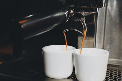 Close-up of coffee cup
