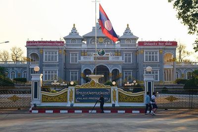 Statue in front of historical building