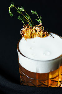 Close-up of drink on table