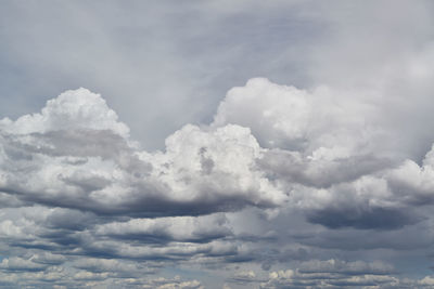 Low angle view of clouds in sky