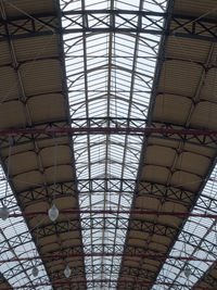 Low angle view of ceiling of building