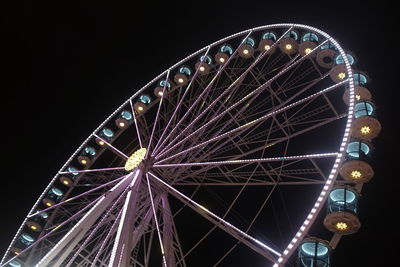 Low angle view of ferris wheel