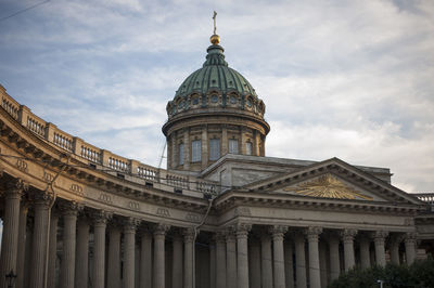 Low angle view of church against sky