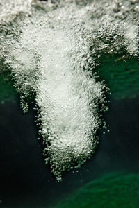 High angle view of bubbles in sea