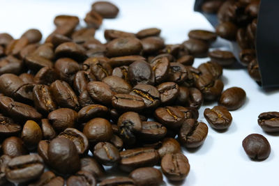 Close-up of coffee beans