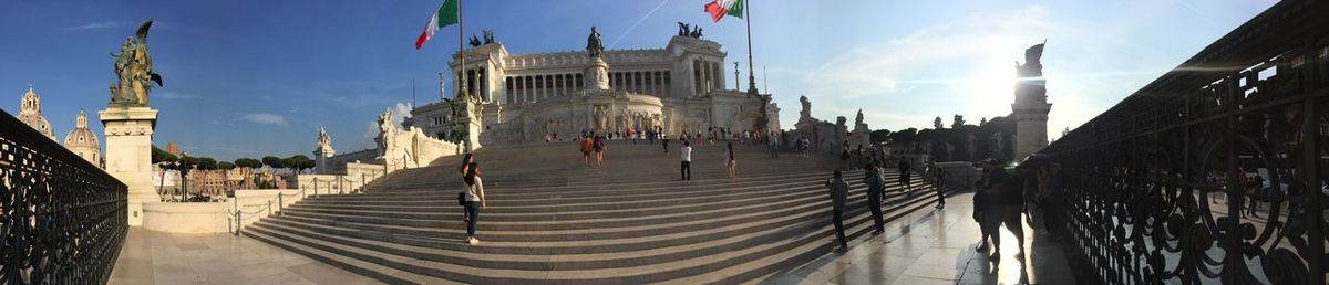 Panoramic view of buildings in city