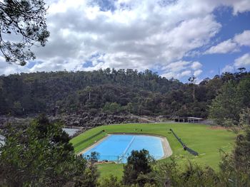 Scenic view of landscape against sky