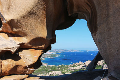 Seen from capo d'orso, palau, sardinia