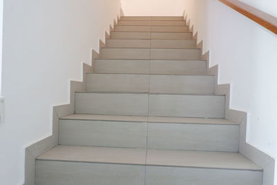 Low angle view of staircase in building