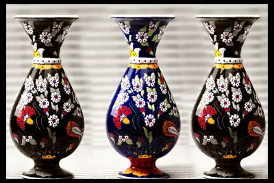 Close up of multi colored balls