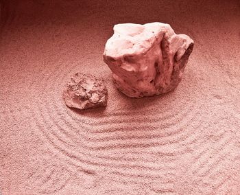 Close-up of sand on beach