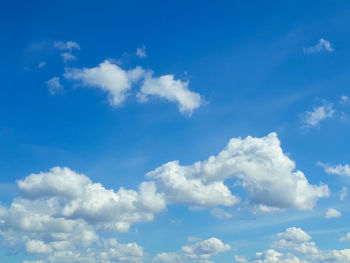 Low angle view of clouds in sky