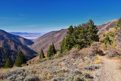 Butterfield canyon hiking trail oquirrh range kennecott rio tinto copper mine tooele salt lake utah