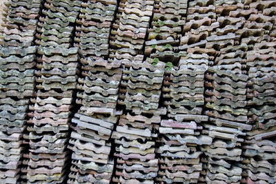 Full frame shot of stone wall