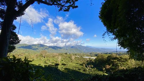 Panoramic view of landscape against sky