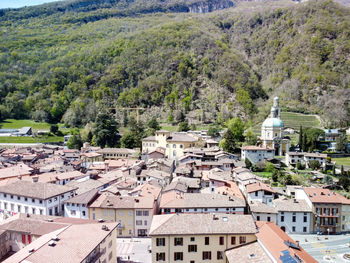 Porlezza small town on lake lugano, italy