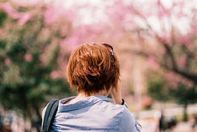 Young woman looking at camera