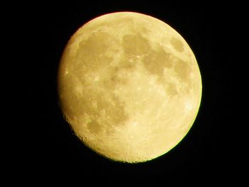 Close-up of moon at night