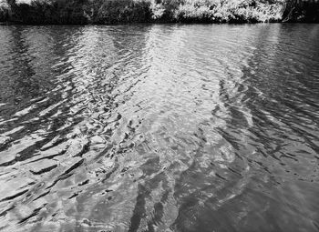 Full frame shot of rippled water