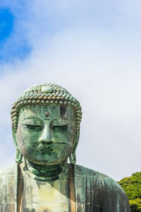 Statue of buddha against sky