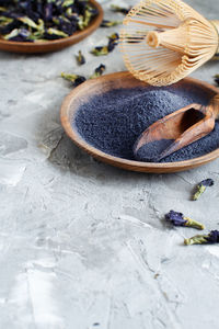 Close-up of food in bowl on table