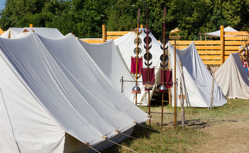 Clothes drying on clothesline