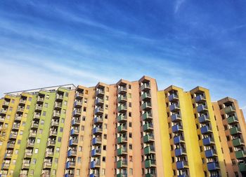 Low angle view of building against sky