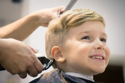 Portrait of smiling boy