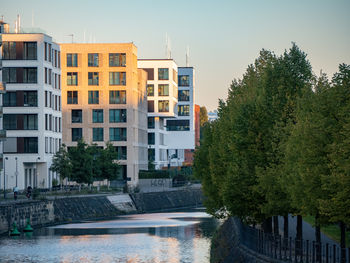 Bridge over river against sky