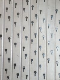 Full frame shot of metal door