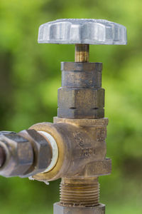 Close-up of tap