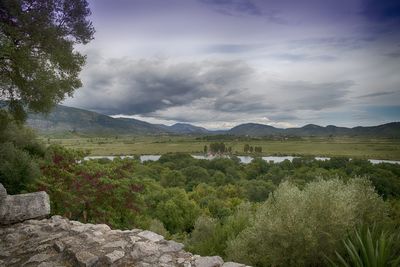 Scenic view of landscape against sky