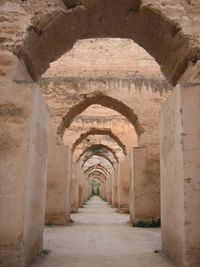 Archway of historical building