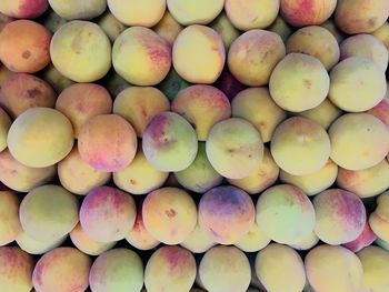 Full frame shot of fruits in market
