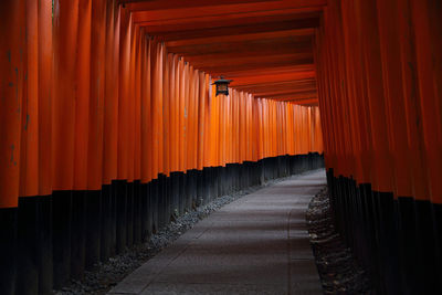 View of corridor of building