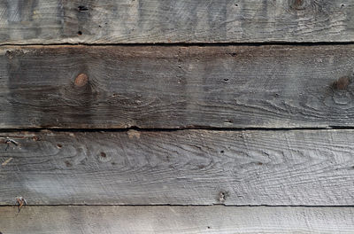 Surface level of wooden floor