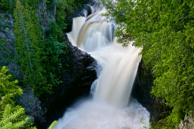 River flowing through rocks