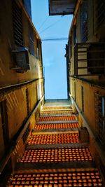 Low angle view of building against sky