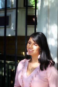 Portrait of a smiling young woman