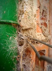 Close-up of weathered wall