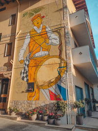 People walking on street