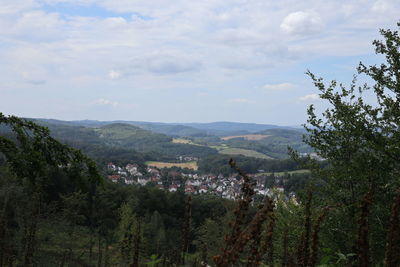 Scenic view of landscape against sky