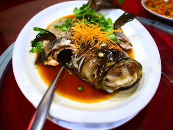 Close-up of food in bowl