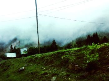 Scenic view of mountains